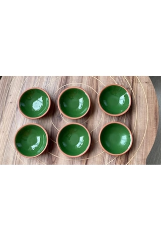 Athstore Sosluk Reçellik Çerezlik Lokumluk Kase 6 Lı Set Yeşil
