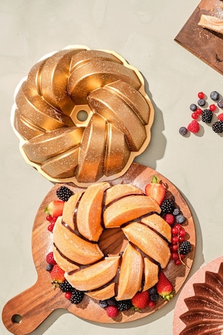 Karaca Örgü Gold Döküm Kek Kalıbı 26 cm