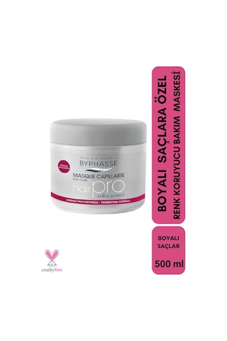 Byphasse Hair Pro Color Boyalı Saçlar İçin Renk Koruyucu Bakım Maskesi 500 ML