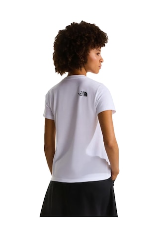 The North Face W Evolution Half Dome Slim Ss Kadın T-shirt Beyaz