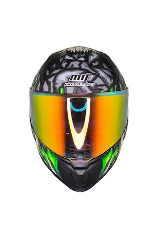 Motoanl Skull Yeni Ece 22.r06 Güneş Vizörlü Full Face Motor Kask Çok Renkli