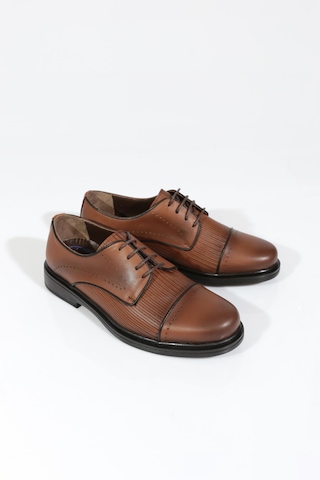 Dgn 2054 Erkek Oxford Ayakkabi Taba