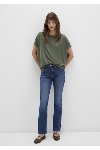 Mavi - Lux Touch Tencel Tm Modal Yeşil Basic Tişört 167245-71551 Yeşil