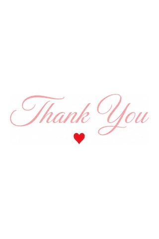 Sade Tasarım Thank You Card Paket Içi Teşekkür Kartı 100 Adet - Pembe - 082 Sade Tasarım Thank You Card Paket Içi Teşekkür Kartı 100 Adet - Pembe - 082