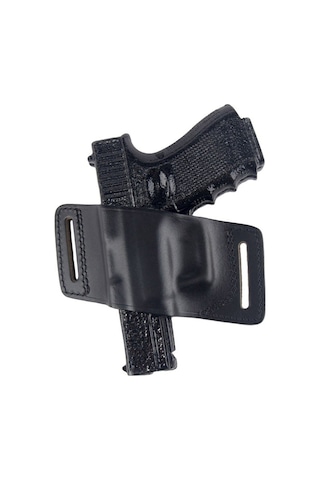 Smith Wesson Deri Tabanca Kılıfı Yarım Kelebek Atkısız Siyah Sol El-2839 Siyah