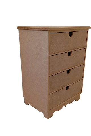 Çekmeceli Boyanabilir Kutu