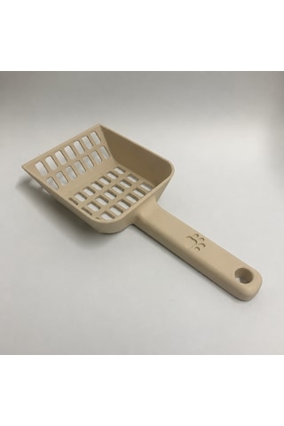 Northcity 3d Baskı Kedi Kumu Küreği - Geniş Hazneli Eleme Küreği-bej