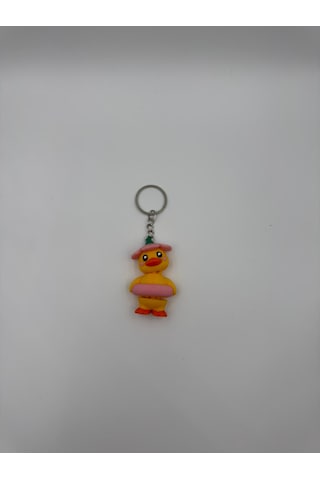 Pinky Duck Anahtarlık Açık Pembe