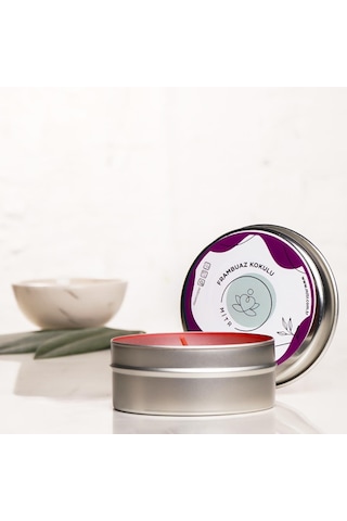 Mitr Frambuaz Aromalı Metal Mum Çok Renkli