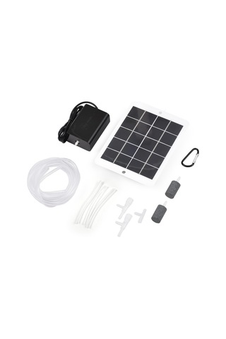 Akvaryum Balık Tankı İçin Güneş Enerjili Oksijen Hava Pompası