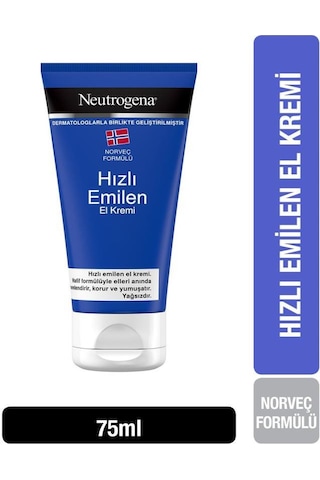 NEUTROGENA EL KREMİ HIZLI EMİLEN YAĞSIZ 75 ML
