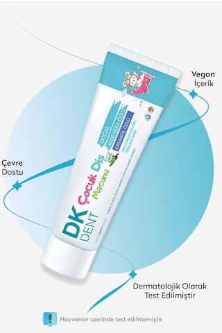 Dkdent Karanfil Özlü Çocuk Diş Macunu 50 Ml X 2 Adet Çürük Önleyici