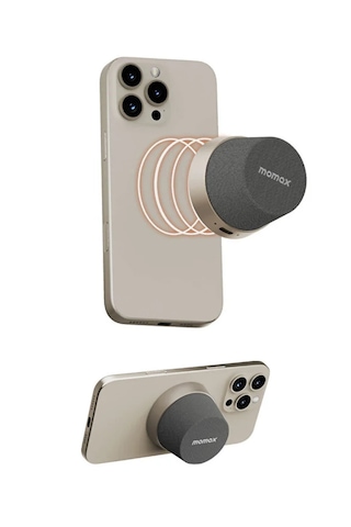Momax 1-vibe Go Magnetic Wireless Taşınabilir Kablosuz Hoparlör Titanium