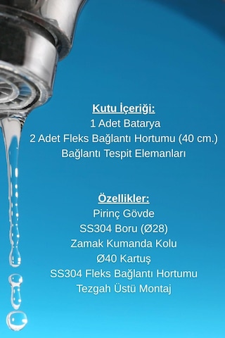 İtimat Costa 628k Kısa Kuğu Miks Lavabo Bataryası Oynar Başlıklı Perlatör Gri