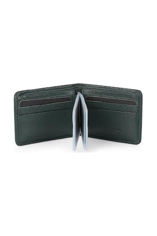 Daniel Klein Dkl0794-4 Gerçek Deriden Üretilme Yeşil Erkek Cüzdan&kartlık Yeşil