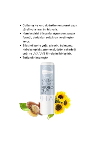 Byphasse Nemlendirici ve Koruyucu Dudak Bakım Kremi SPF30 2 x 4.8 G