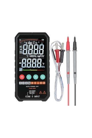 Agoodshop Dijital Multimetre 6000 Sayım Gerçek Ac/dc Ampermetre Voltmetre