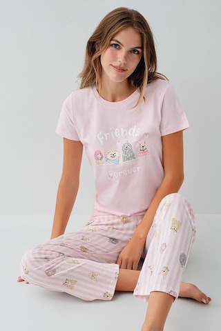 Rolypoly Kadın Pembe Pijama Takım Rp3810-s-v1 Pembe