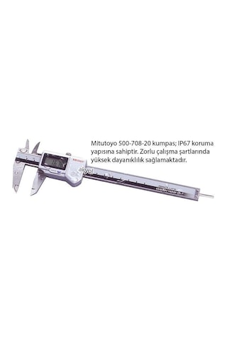 Mitutoyo 500-708-20 Su Geçirmez Ip67 Dijital Kumpas-300 Mm