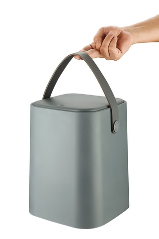 Pratik Klik Çöp Kovası 8 Lt. Gri