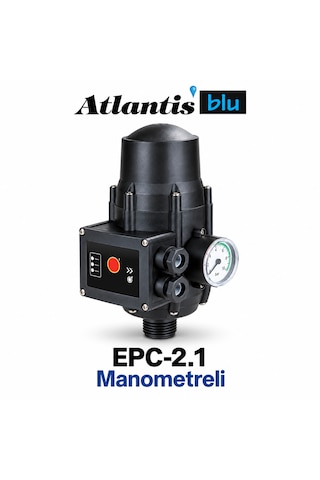 Atlantis Epc-2.1 Hidromat Otomatik Basınç Kontrol Manometreli