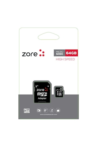 Zore Micro Sd Hafıza Kartı 64Gb