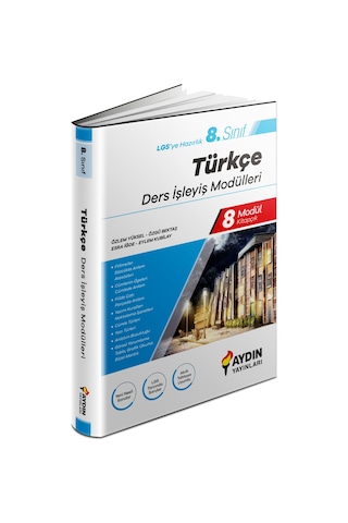 8. Sınıf Türkçe Ders İşleyiş Modülleri- Aydın Yayınları