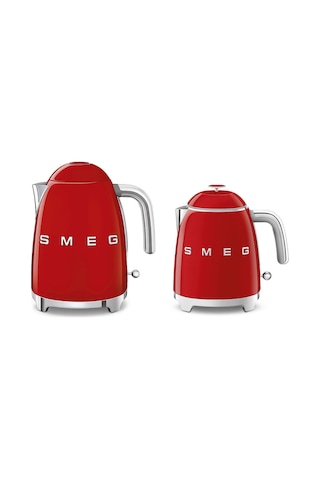Smeg 50's Style KLF05 800 ML 1400 W Mini Su Isıtıcı Kettle Kırmızı