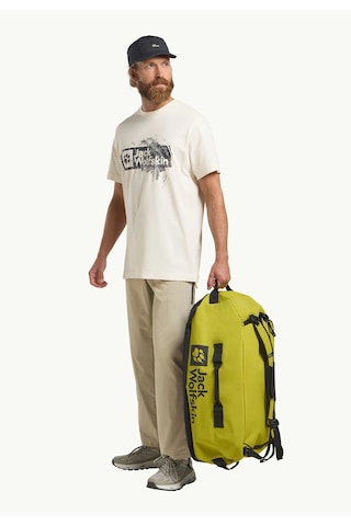 Jack Wolfskin Brand Erkek Tişört Beyaz Beyaz