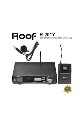 Roof R-201y Uhf Wireless Telsiz Yaka Mikrofonu