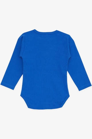 Breeze Erkek Bebek Çıtçıtlı Zıbın Body Erkek Bebek Baskılı 9 Ay-3 Yaş, Saks Mavisi-saks Mavisi Saks Mavisi