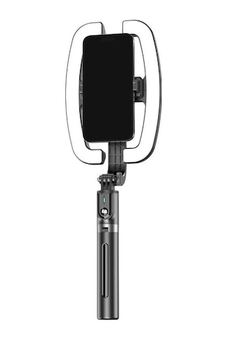 Blv32 1.38m Rgb Ring Light Led Işıklı Selfie Çubuğu Ve Tripod - Bluetooth Uzaktan Kumandalı Blv32