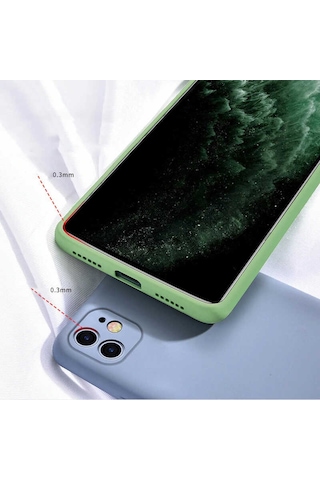 Realme 9i 4g Kılıf İçi Kadife Kaplı Nano Silikon Kapak - Lila Lila
