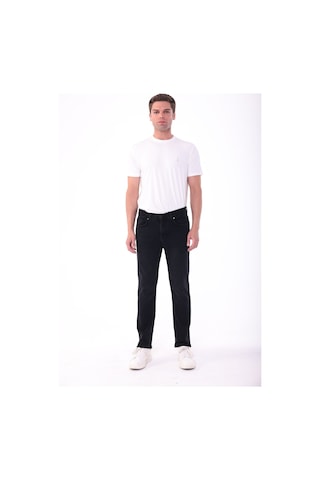 Blayn Jeans Erkek Tint Efekt Diz İzi Yapmayan Pamuklu Esnek Denim Jean Kot Pantolon Regular Kalıp siyah