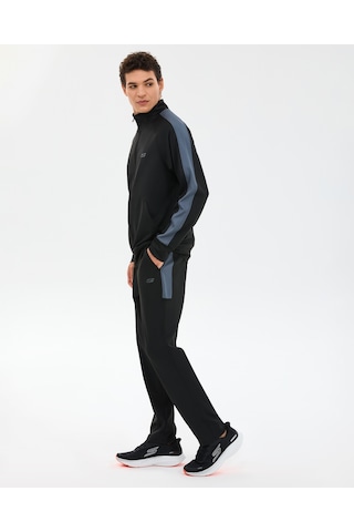 Skechers M Performance Track Suit Erkek Siyah Eşofman Takımı S241211-3817