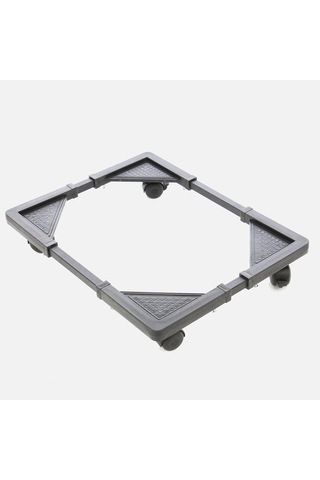 Panko Plus Pan-02 Beyaz Eşya Altlığı Siyah