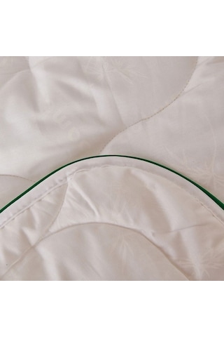 Evidea Soft Tek Kişilik Bambu Yorgan - Beyaz - 155x215 Cm Beyaz