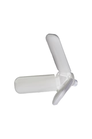 3 Kollu Pervane Modeli Beyaz Led Lamba Ampul 24w - E27 Bx40