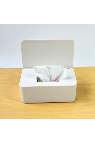 Geeksen Kaliteli Malzemeden Üretilmiş, Toz Geçirmez Islak Mendil Kutusu - Pratik Ve Şık Siyah