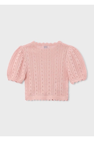 Mayoral Kız Çocuk Dekoratif T-shirt Pembe - 03003