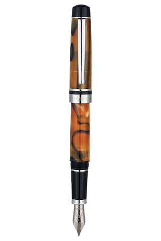 Monteverde Prima Fountain Pen Tiger Eye Swirl - Omniflex Çok Renkli