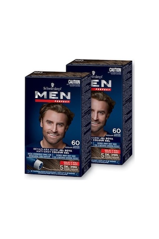 Schwarzkopf Men Perfect Saç Boyası 60 - Kahve X 2 Adet