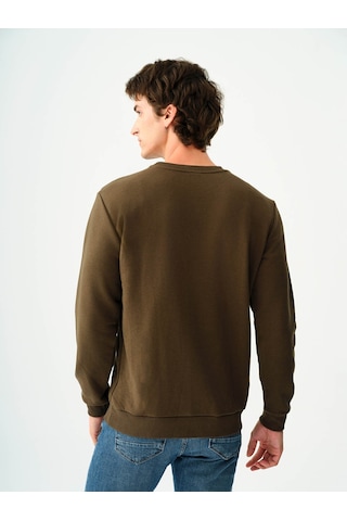 Loft Erkek Sweatshirt Koyu Haki Lf2037100 25kp69000085 P69195 Koyu Haki