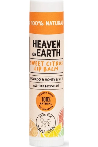 Heaven On Earth %100 Doğal Ve Organik İçerikli Lip Balm 5 Gr - Sweet Citrus