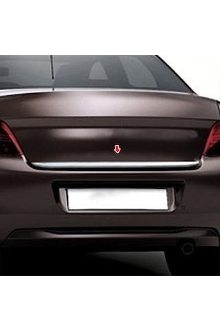 Peugeot 301 Krom Bagaj Alt Çıta Paslanmaz Çelik