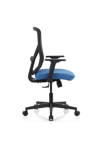 Bürosit Trend 9 Hareketli Kolçak Çalışma Koltuğu Kumaş Mavi
