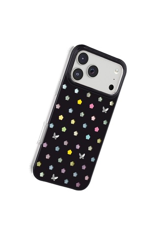 İphone 18 Pro Max Uyumlu Kılıf M-safe Şarj Özellikli Zore Paris Axen Sert Pc Kapak Siyah
