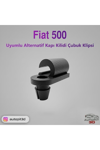 Fiat 500 Uyumlu Alternatif Kapı Kilidi Çubuk Klipsi
