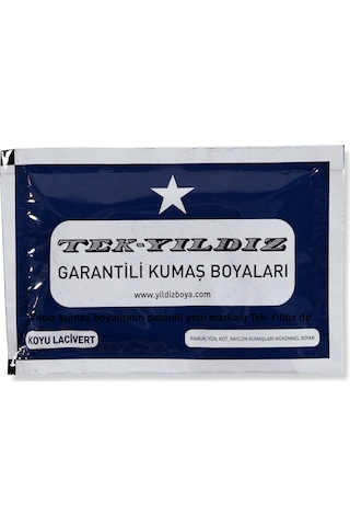 Yıldız Kumaş Boyası Koyu Lacivert 12 Adet Yıldız Kumaş Boyası Koyu Lacivert 12 Adet