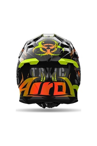Airoh Twist 3 Toxıc Gloss Kapalı Motosiklet Kaskı Sarı - Siyah